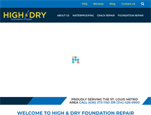 Tablet Screenshot of highanddrystl.com